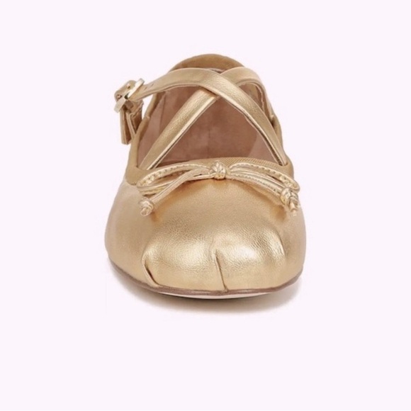 Anthropologie Circus Ny by Sam Edelman Zuri Satin Cross-Strap Ballet Flats 9M - Picture 14 of 15